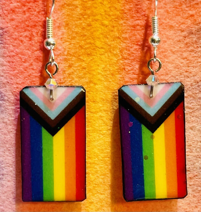Small LGBTQ earrings