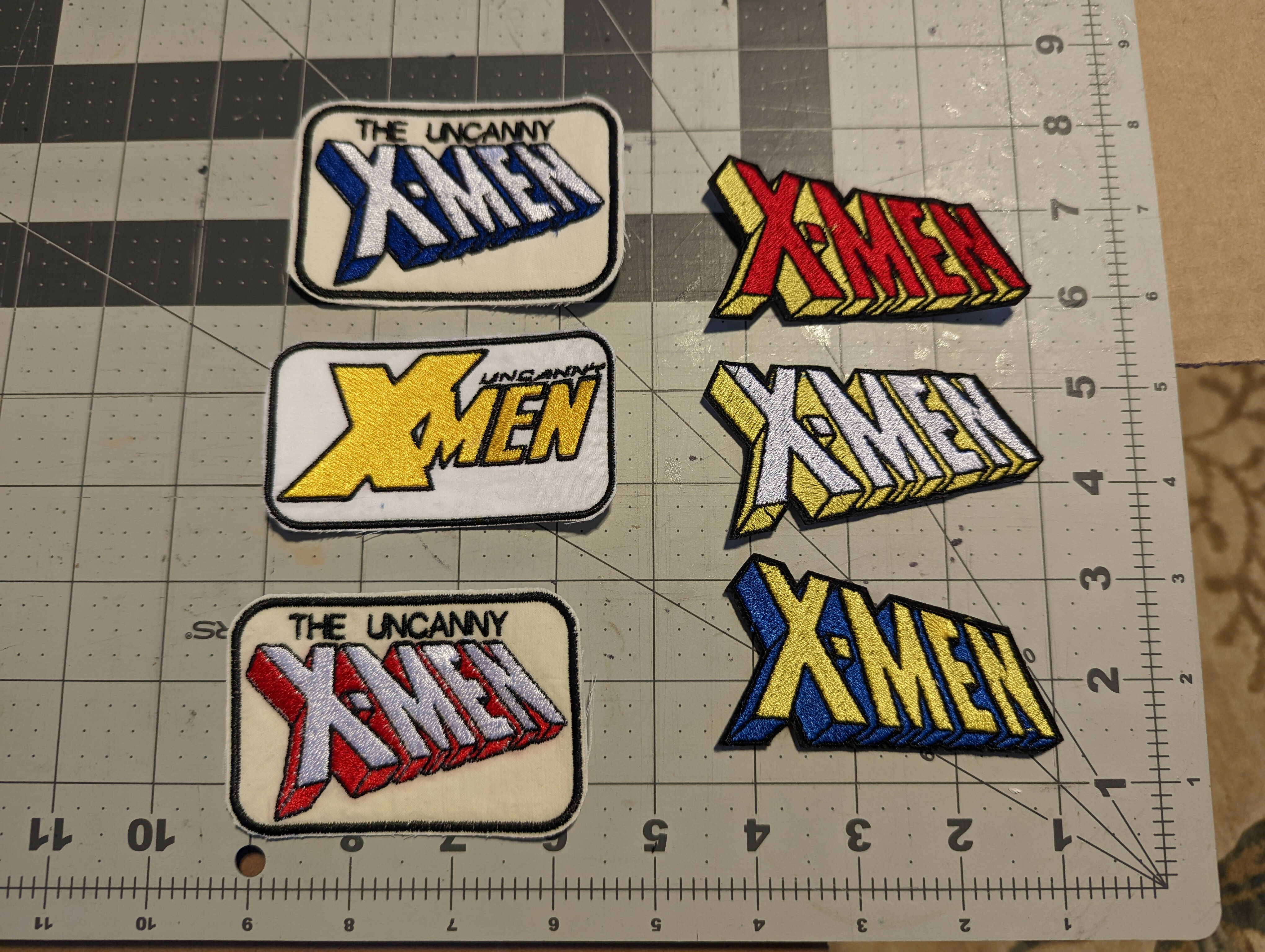 X-Men Logo Iron On Patch