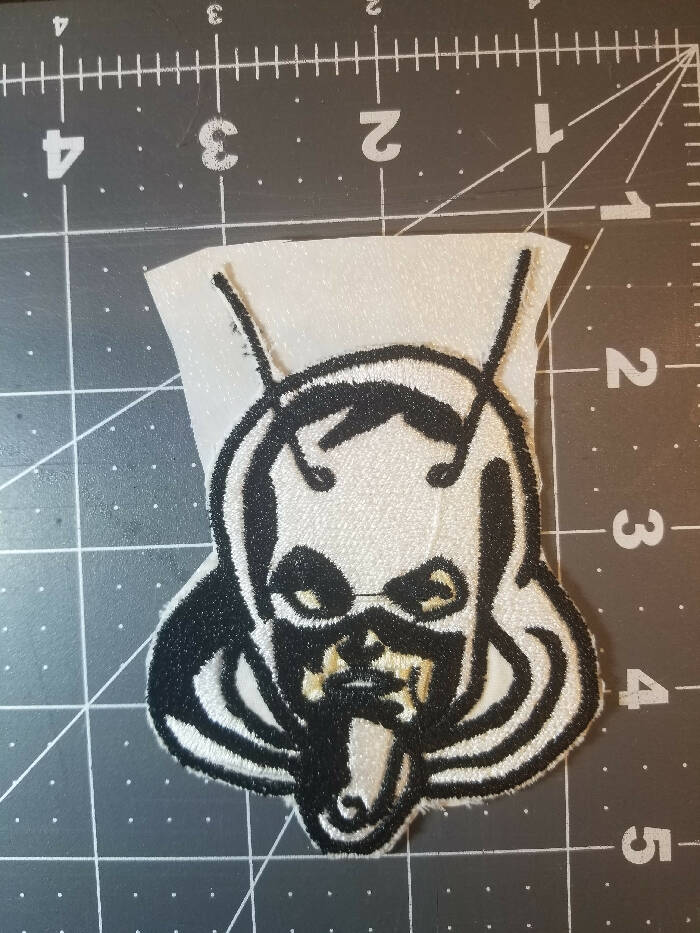 Ant Man Face Iron On Patch