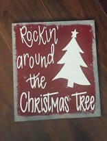 Rockin Around the Tree Sign