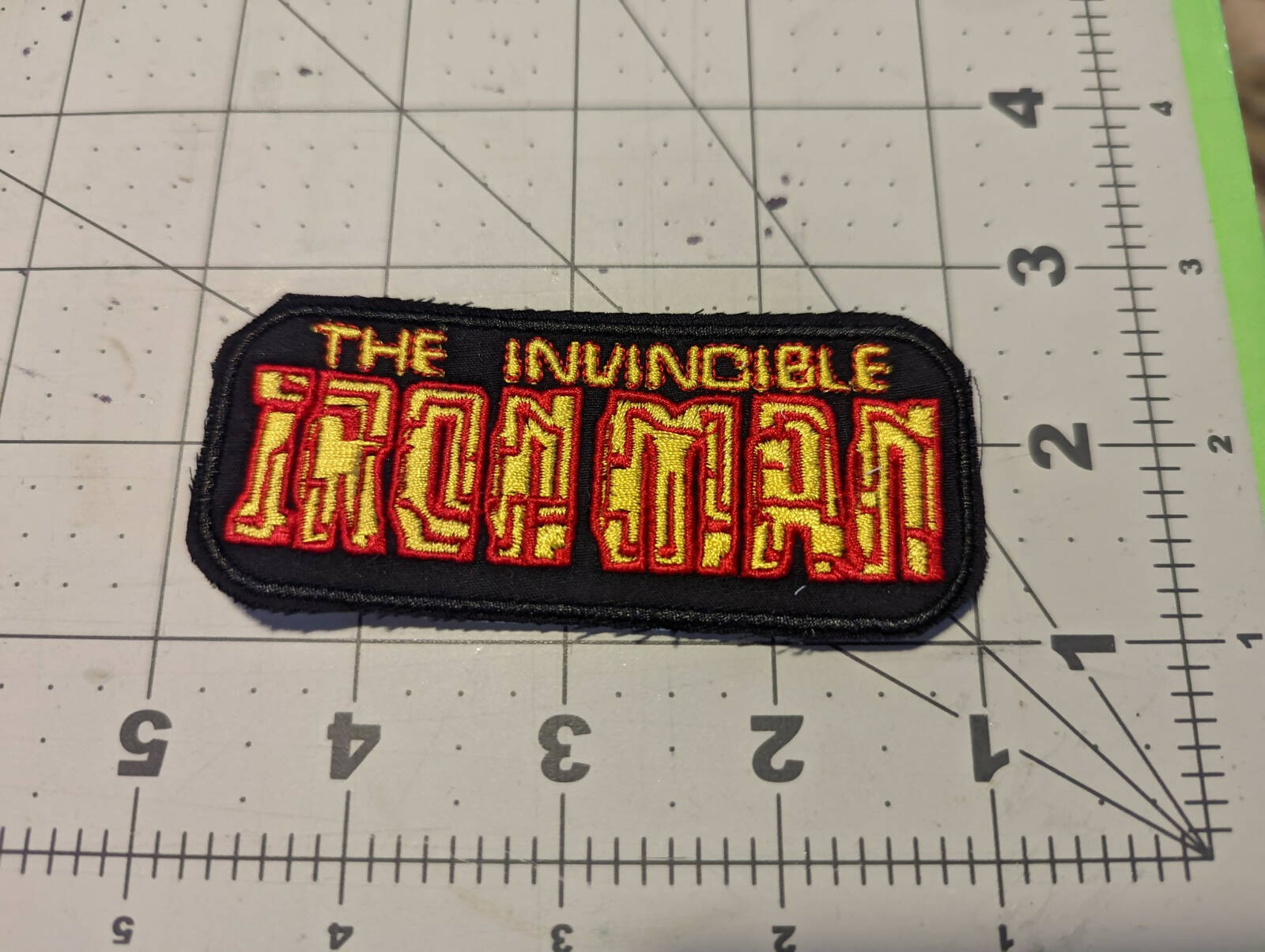 Invincible Iron Man Logo Iron On Patch