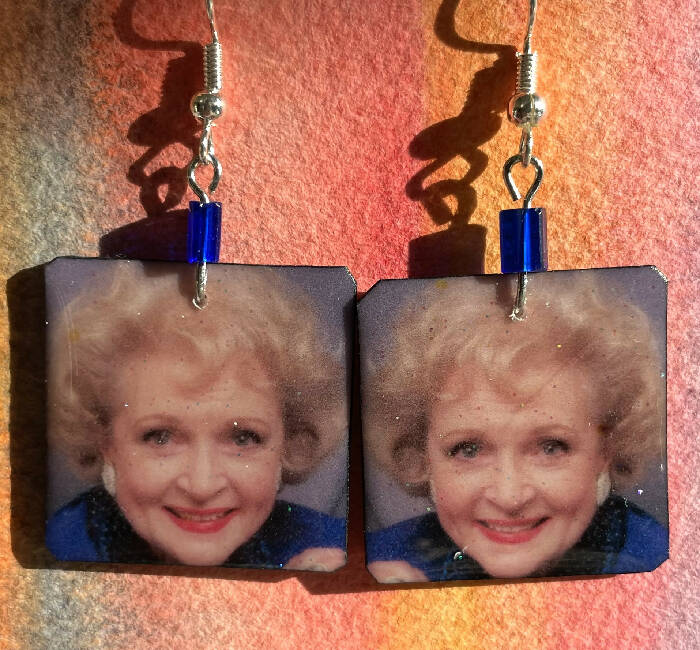 Betty White Earrings