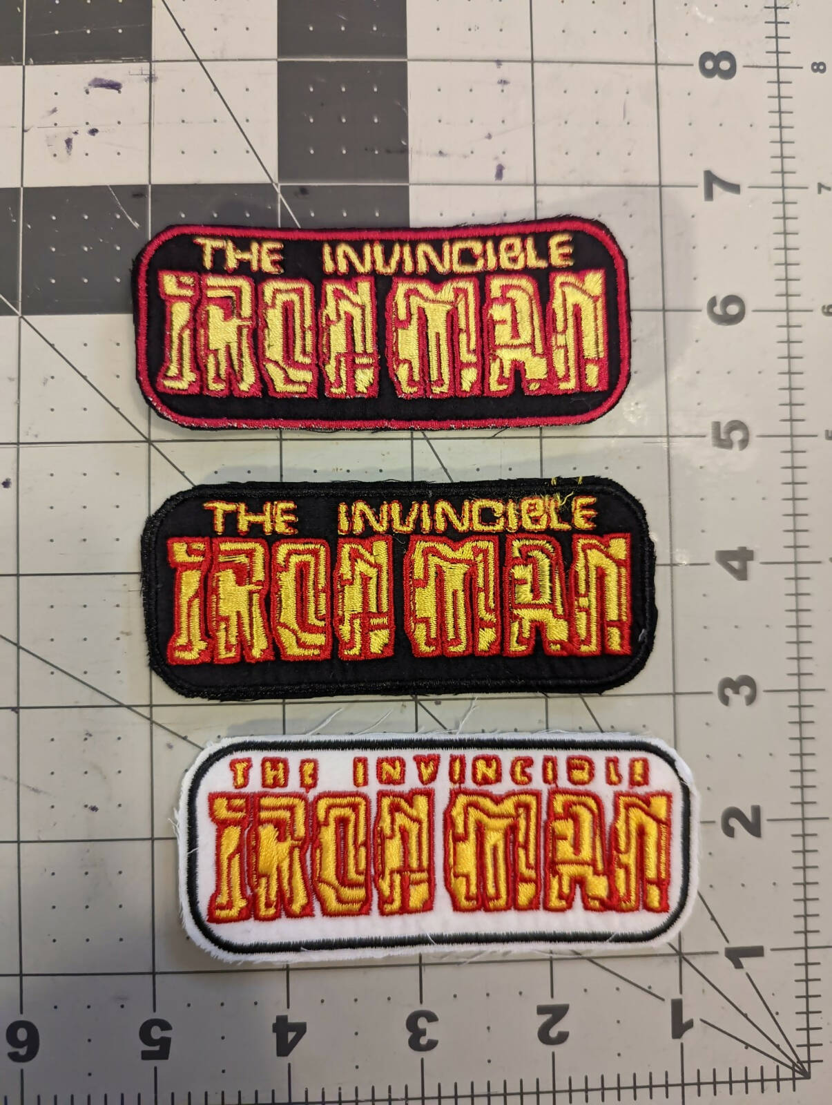 Invincible Iron Man Logo Iron On Patch