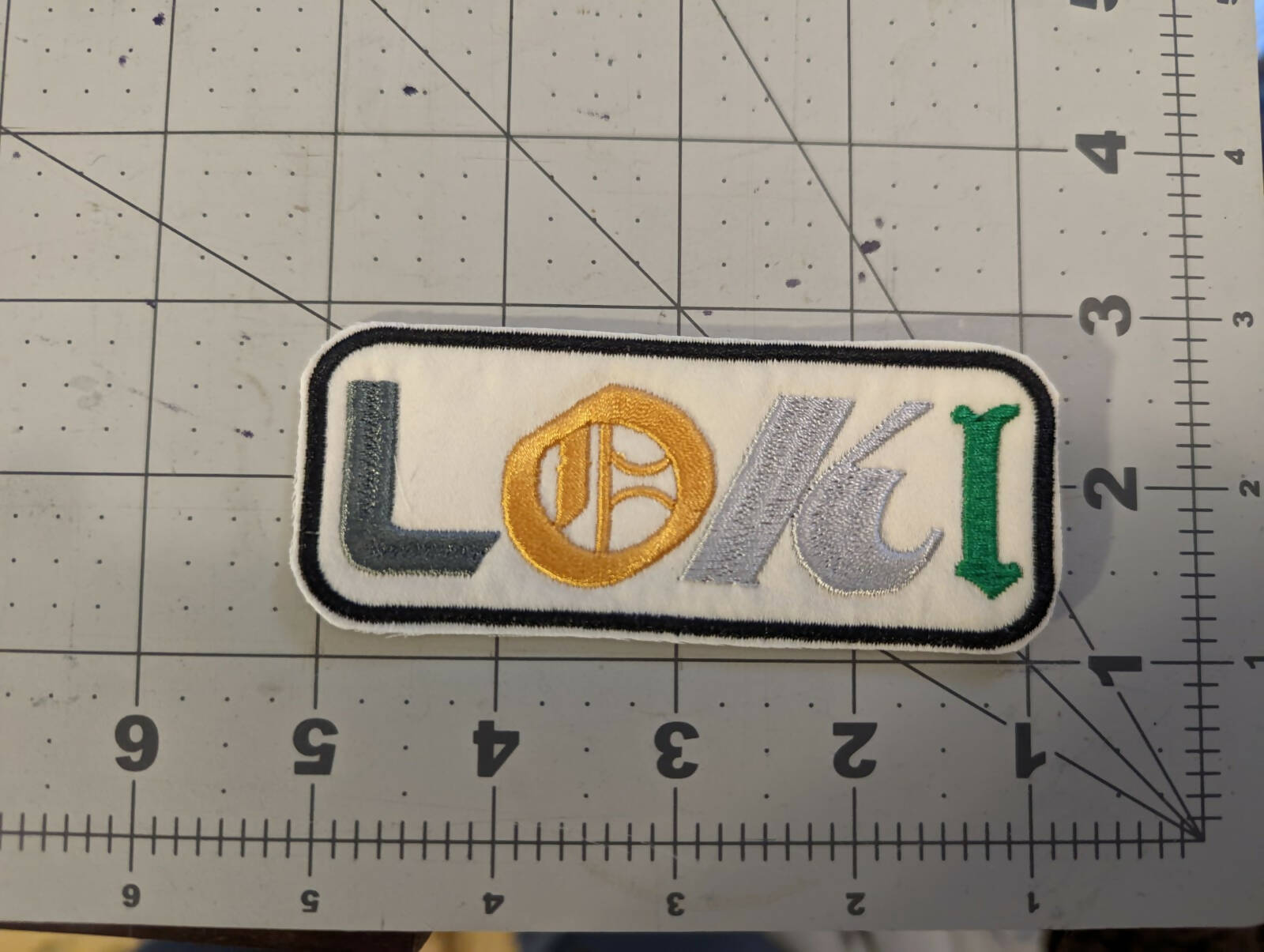 Loki Logo Iron On Patch