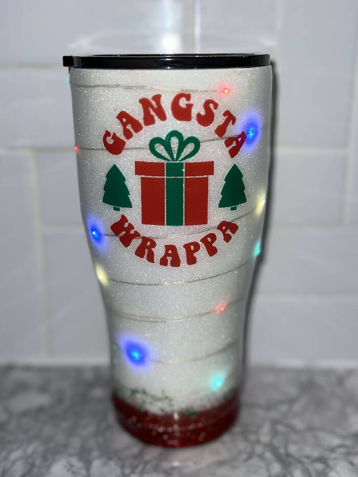 30oz light up gangsta wrapper cup