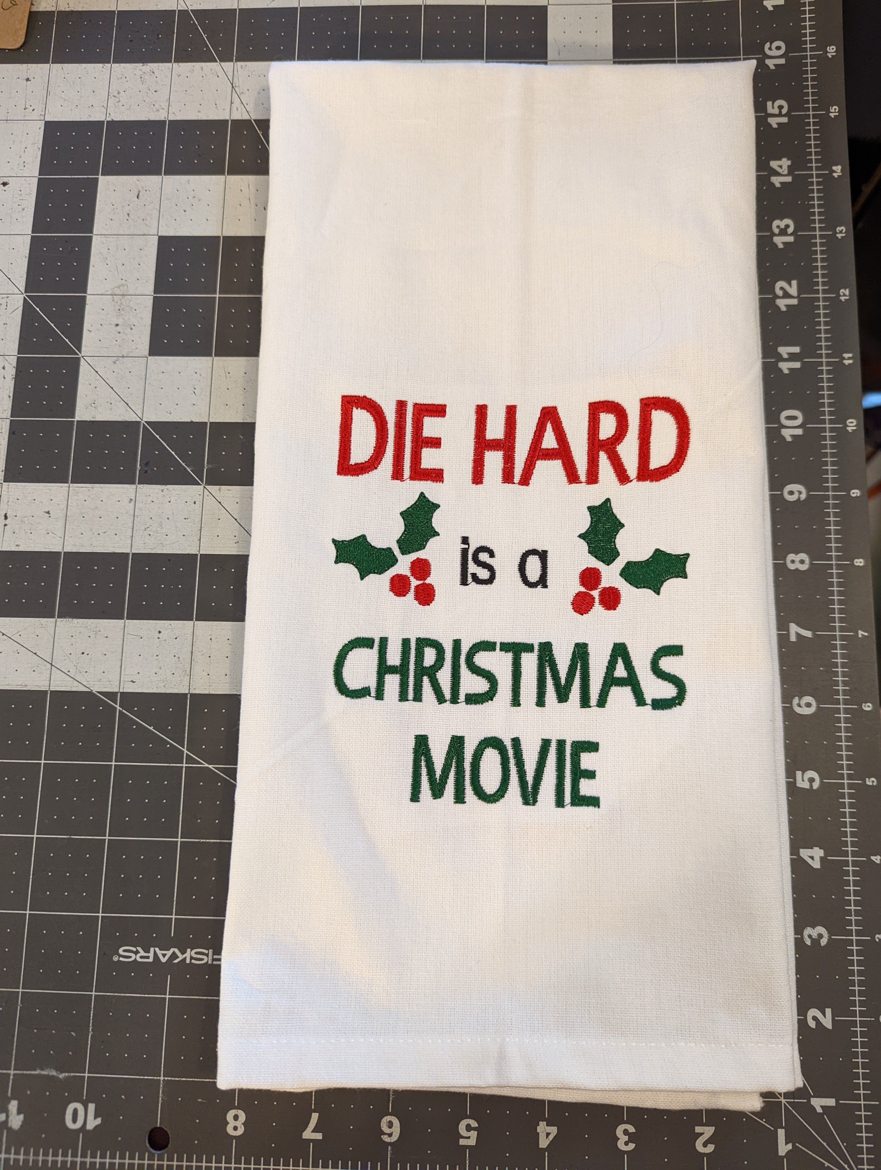 Die Hard Christmas Towel