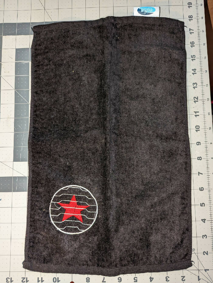 Winter Soldier Icon Velour Towel