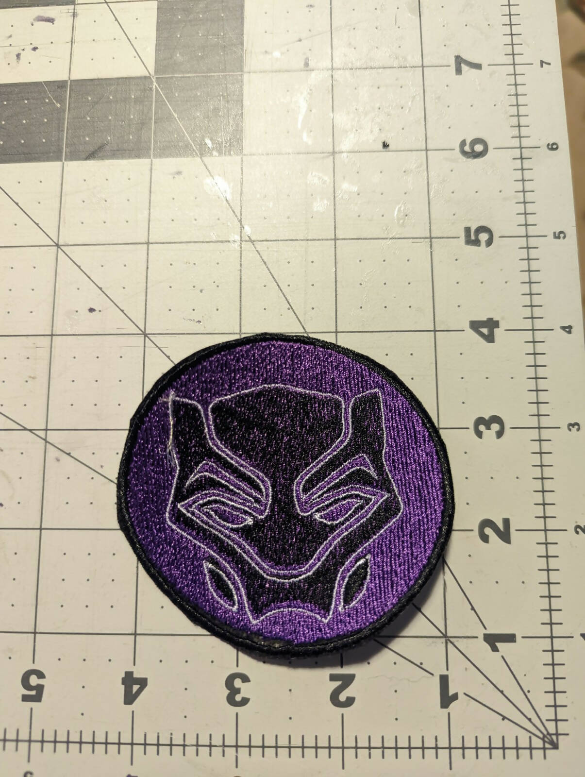 Black Panther Icon Iron On Patch