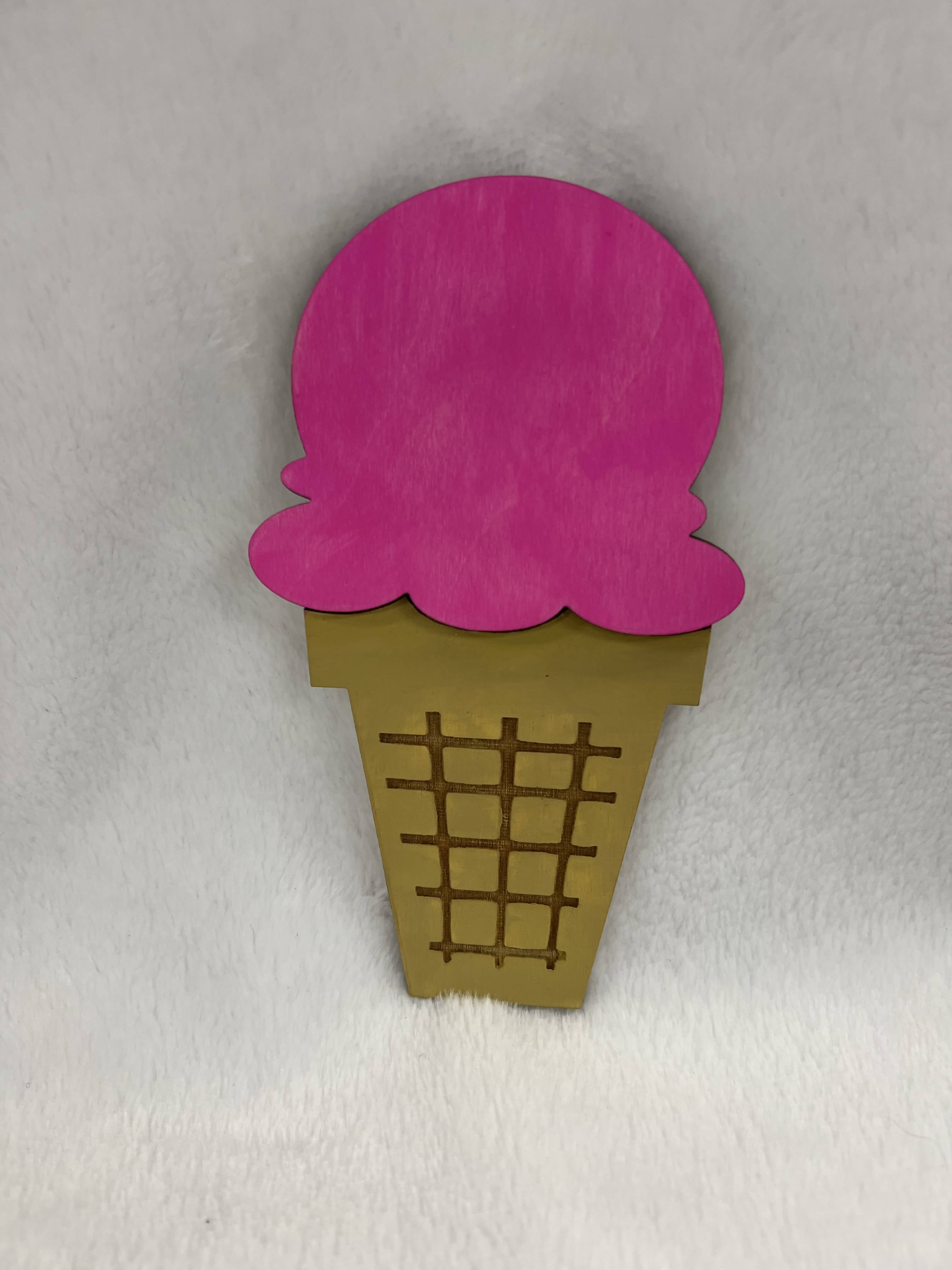 Small Velcro Insert (ice cream ) WH21
