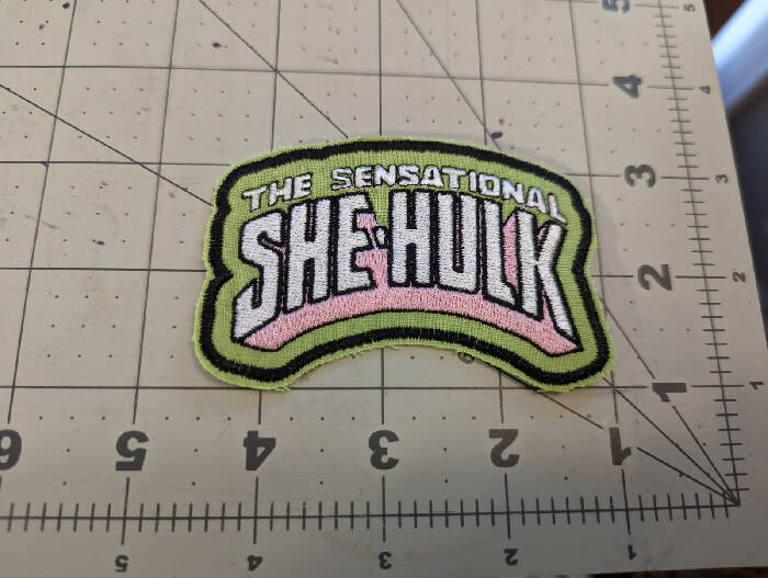 She Hulk Logo Iron On Patch