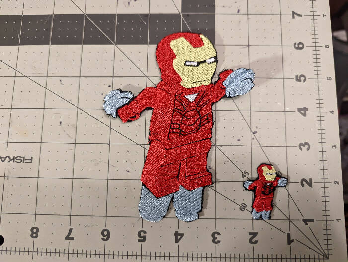 Lego Iron Man Iron On Patch