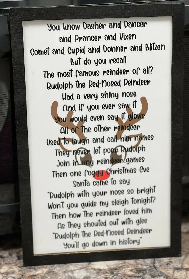 Rudolph Sign