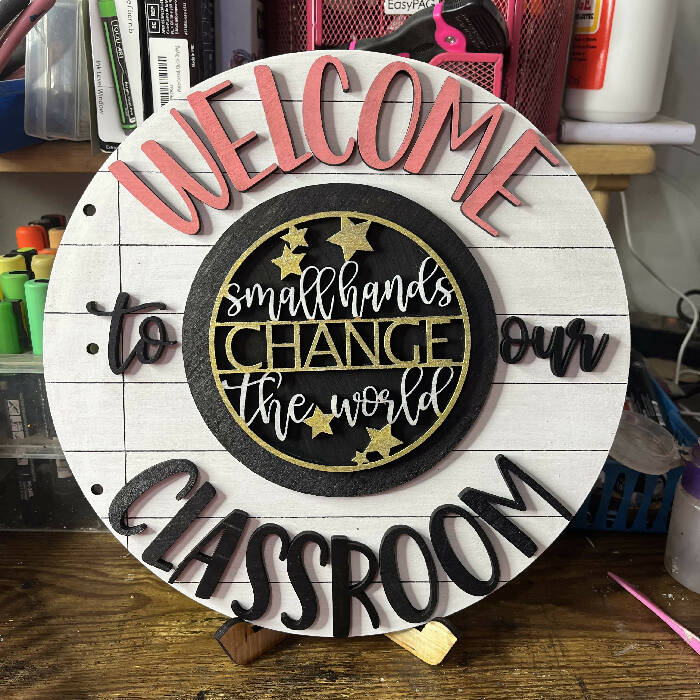 Welcome to our classroom circle interchangeable base