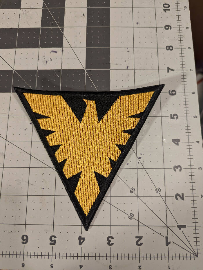 Phoenix Icon Iron On Patch