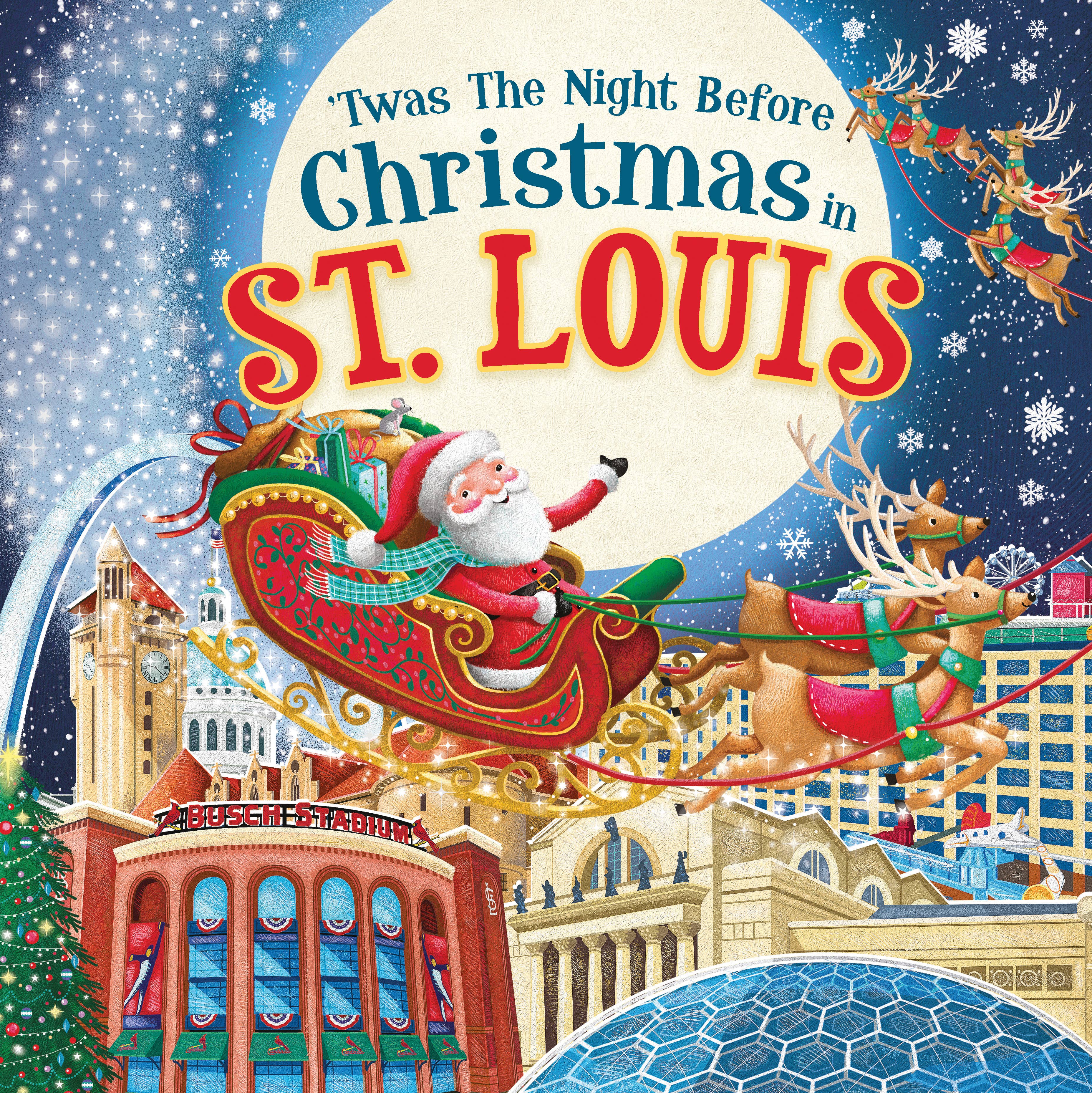 Sourcebooks - 'Twas the Night Before Christmas in St. Louis (hardcover)
