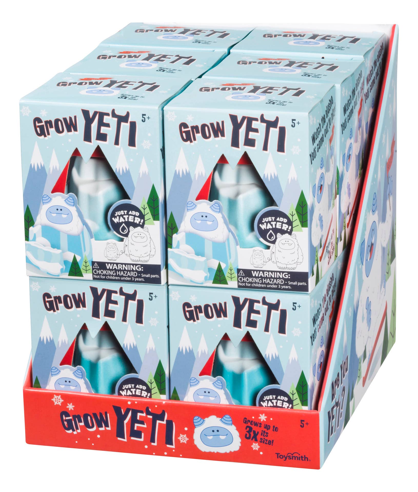 Toysmith - Toysmith Hatchin' Grow Yeti, Just Add Water, Fun Diy Kit