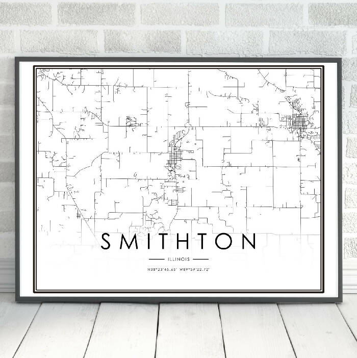 Local Map Prints Version 1 - All local cities/towns