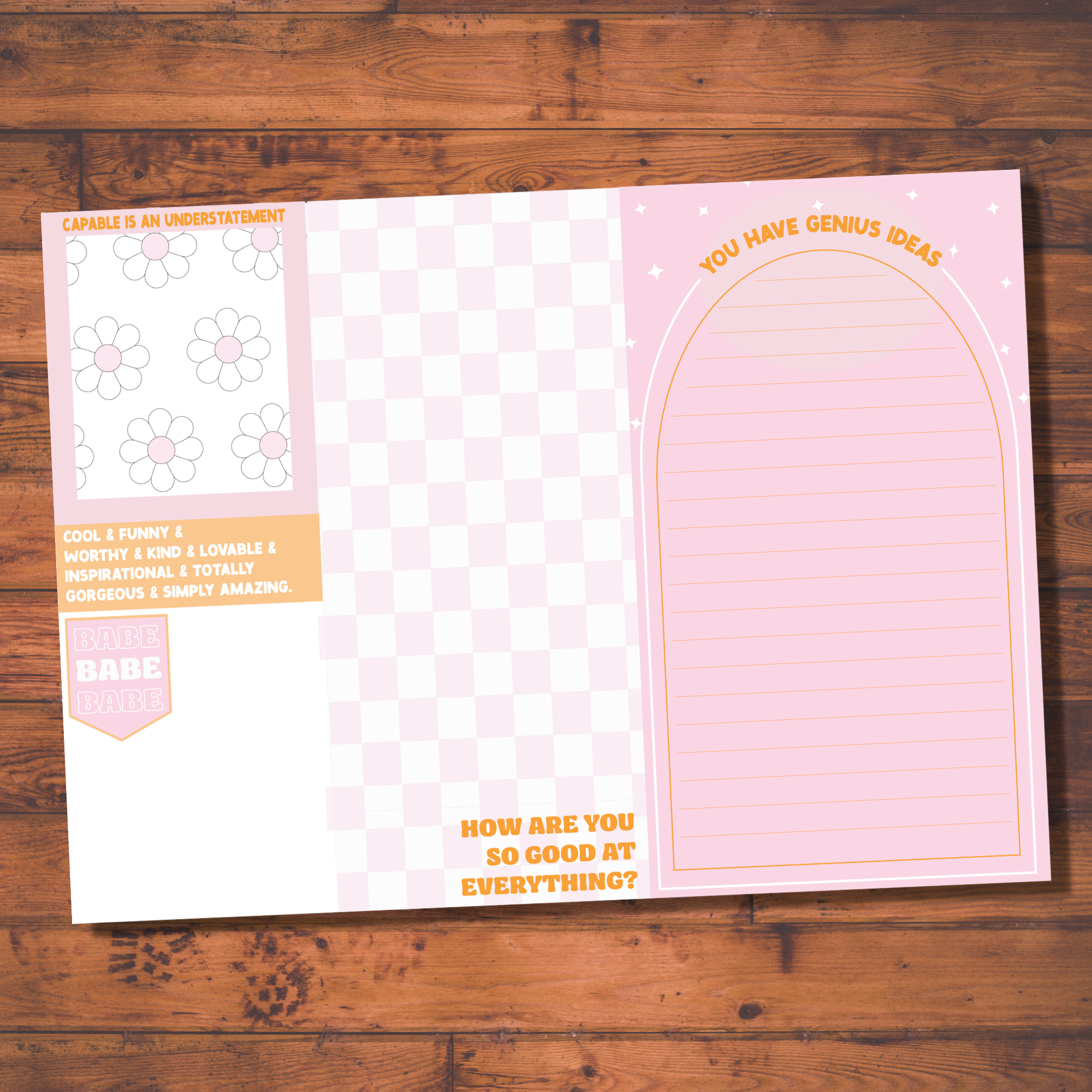 FUN CLUB - Complimentary Notepad (sweet, friendship, gift)