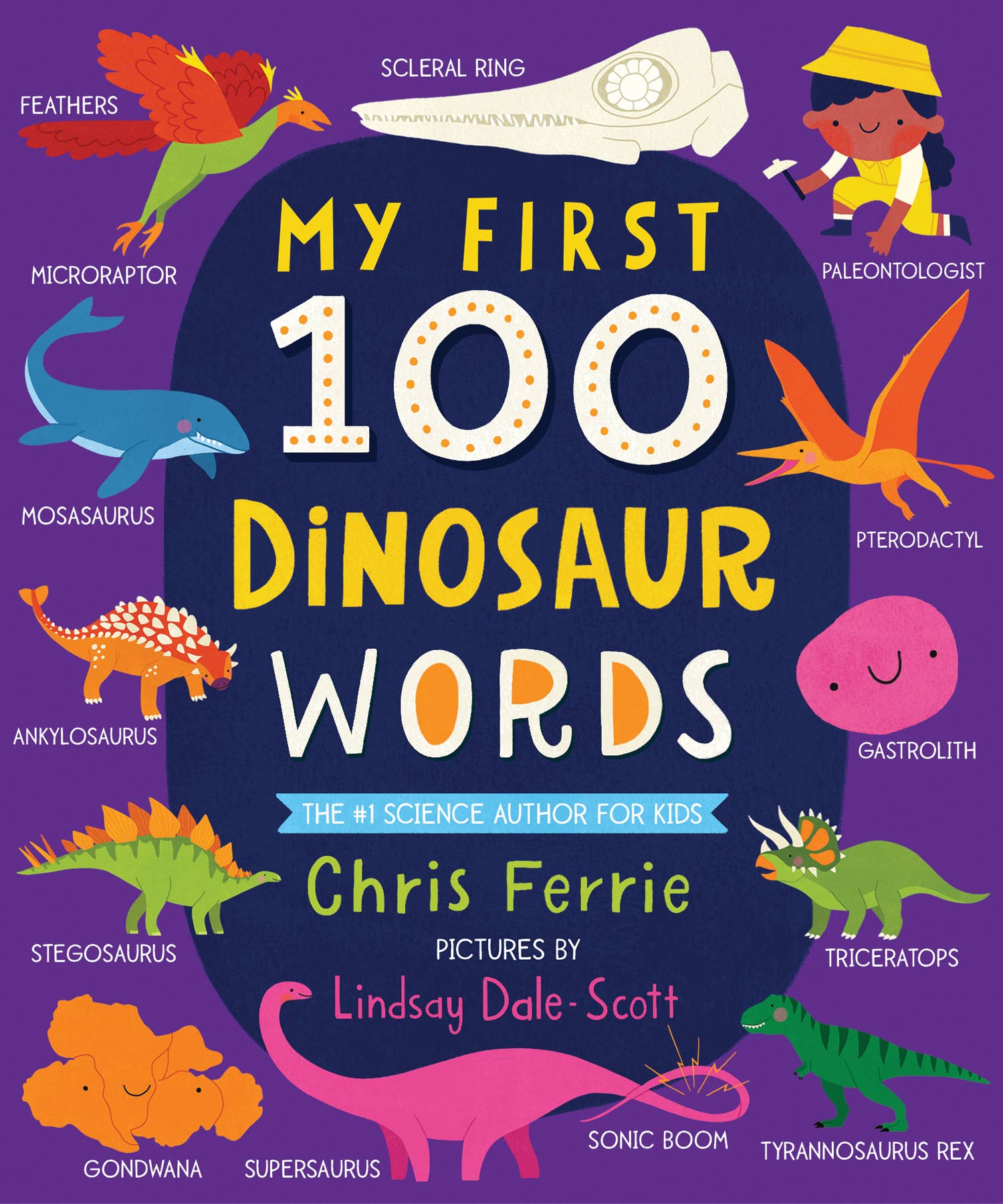 My First 100 Dinosaur Words (BB-Padded)