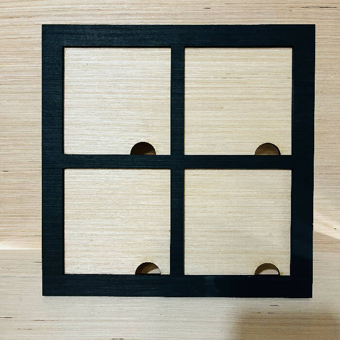 4 square interchangeable insert base