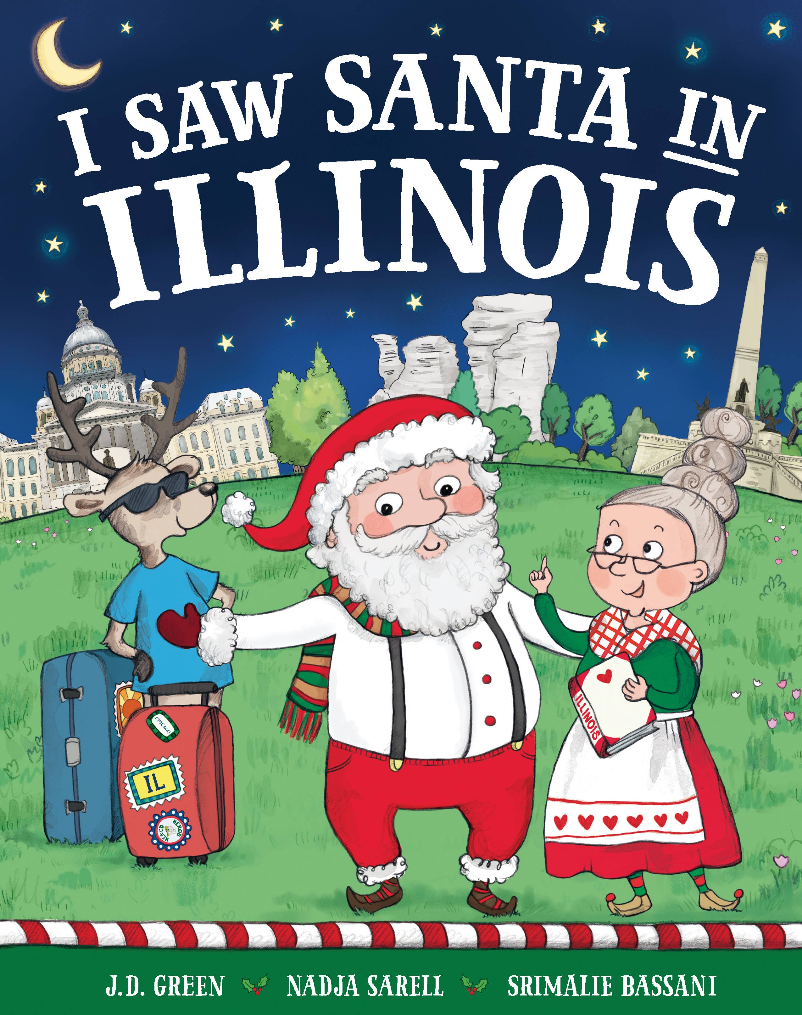 Sourcebooks - I Saw Santa in Illinois (HC)