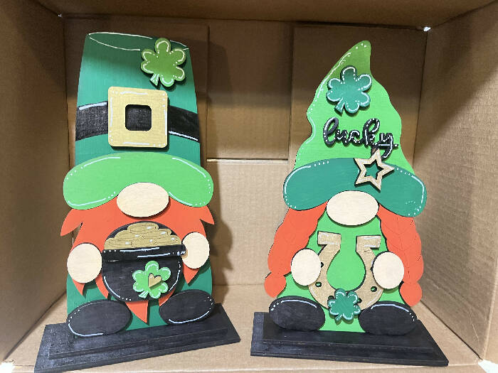 Gnome Saint Patrick’s day shelf sitters