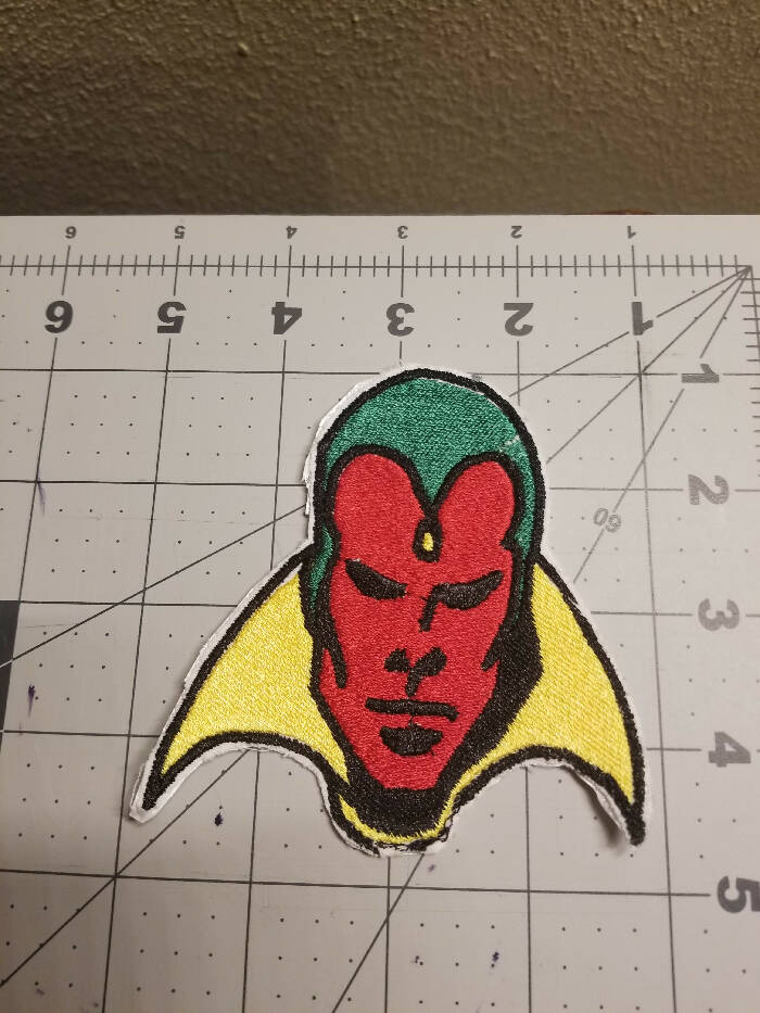 Vision Face Iron On Patch