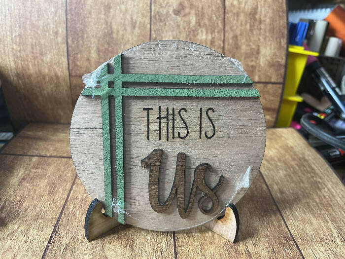 This is us circle interchangeable insert