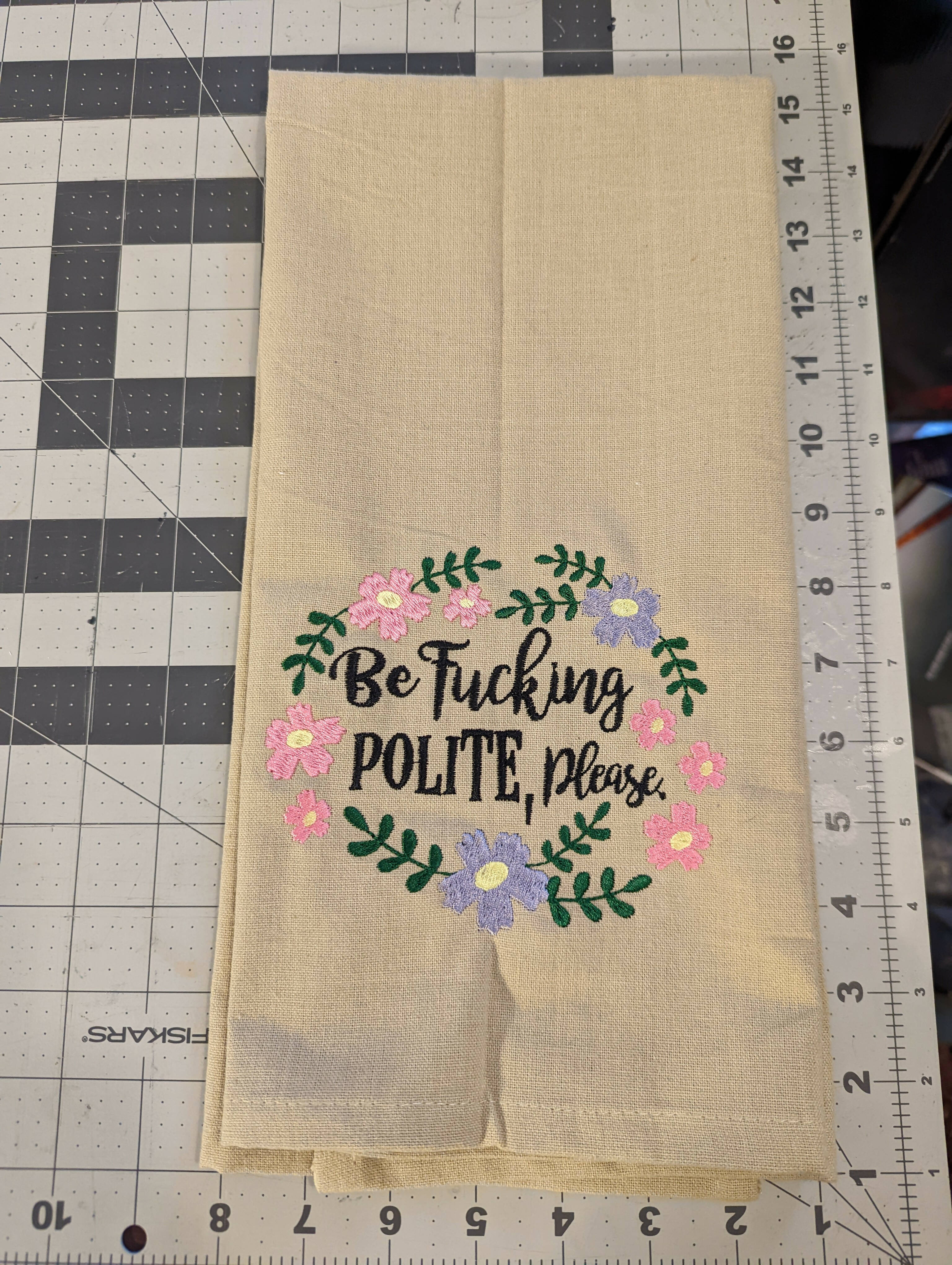 Be Polite Towel