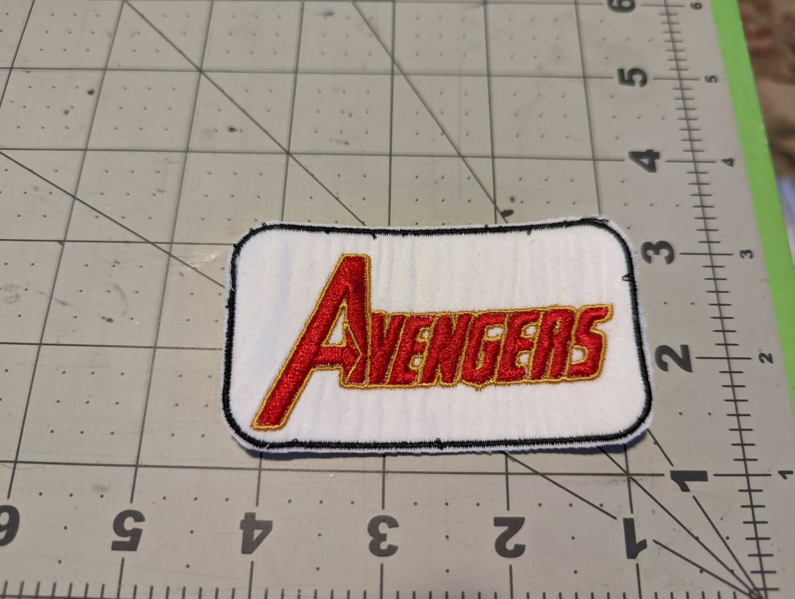 Avengers Comics Logo Iron On Patch