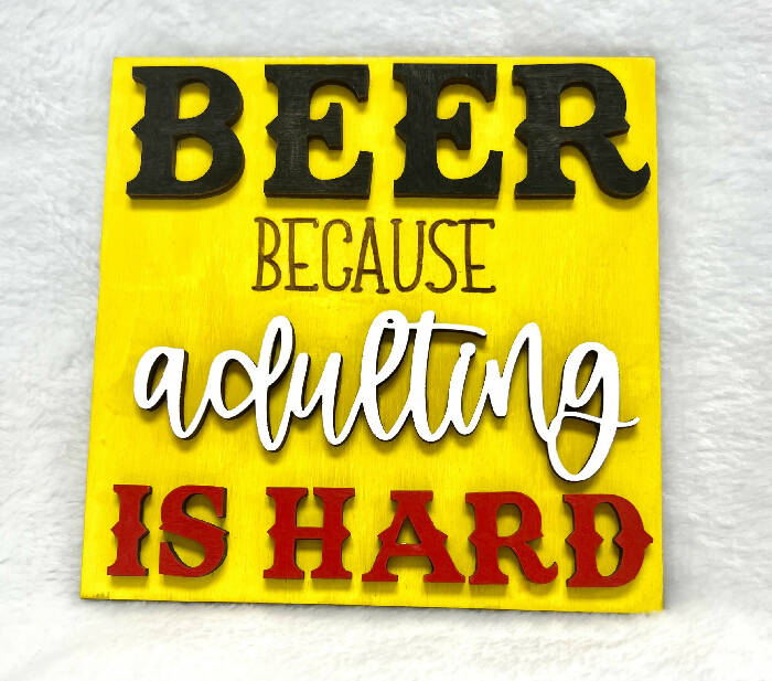 Square Insert (beer because adulting square) VF22