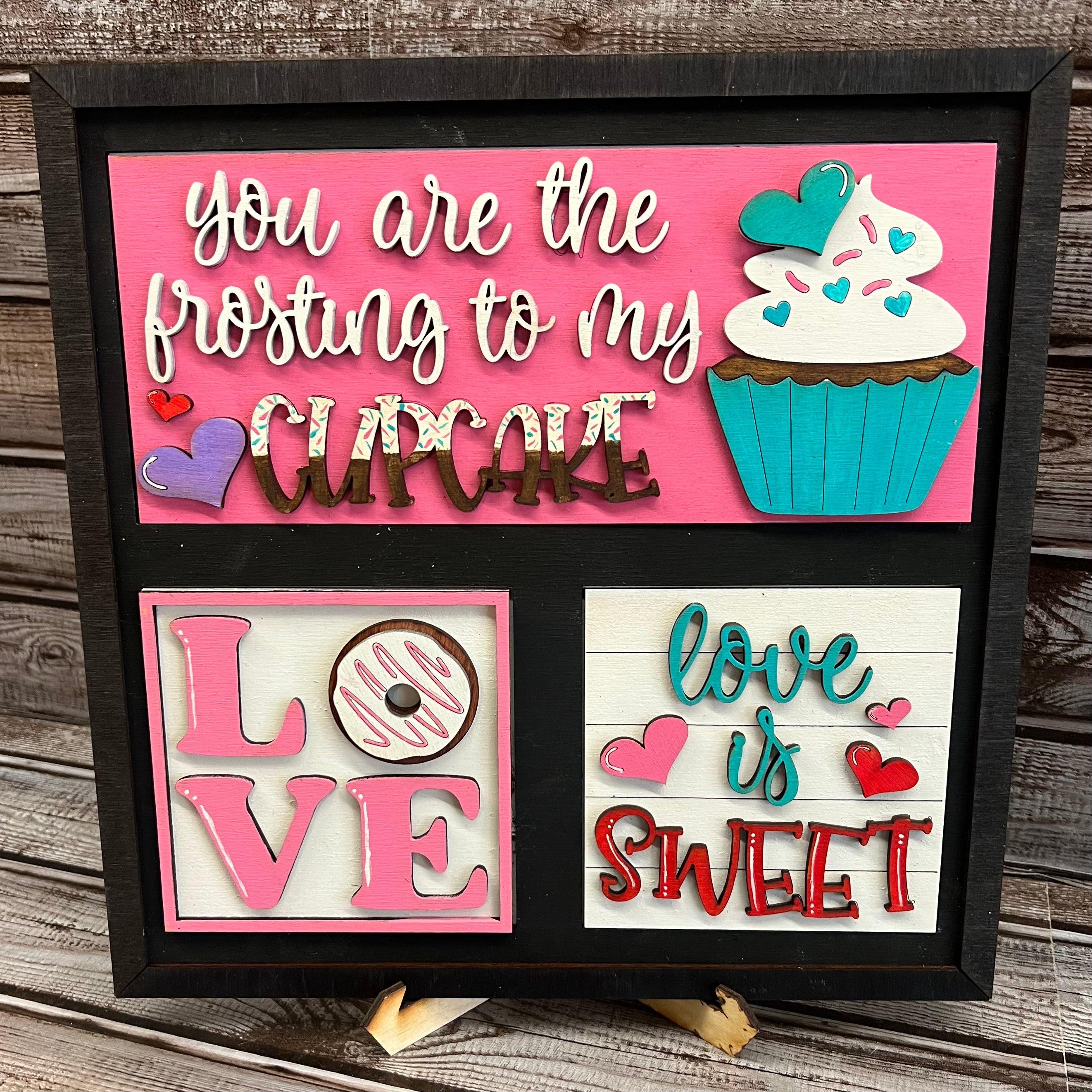 You are the Frosting to my Cupcake   - Rectangle insert