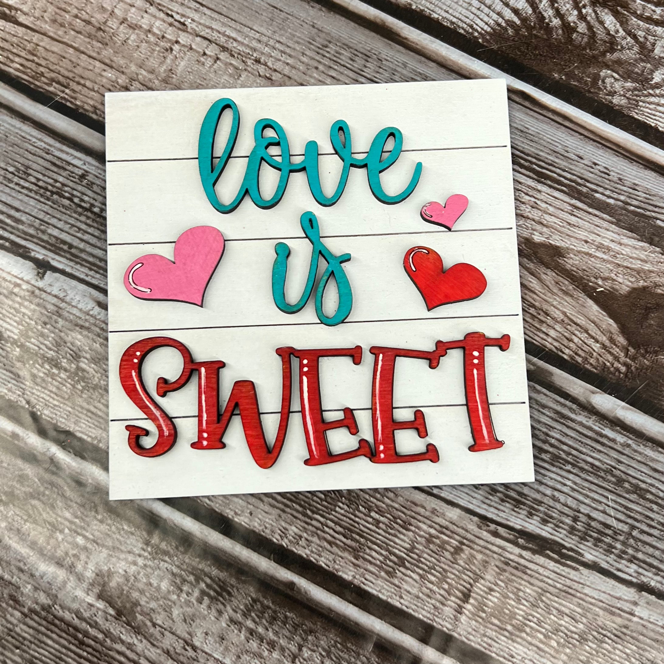 Love is Sweet Square Insert