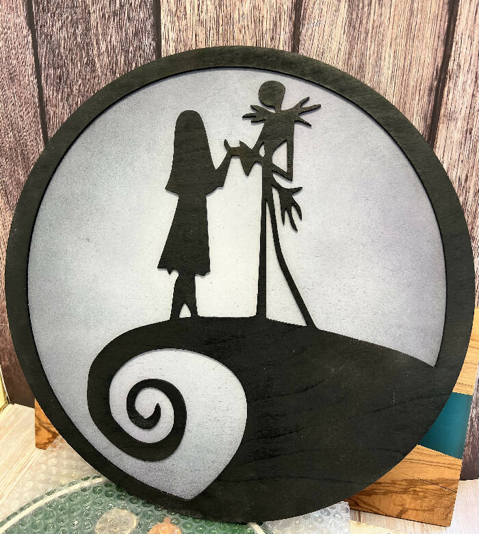 Nightmare Before Christmas Sign