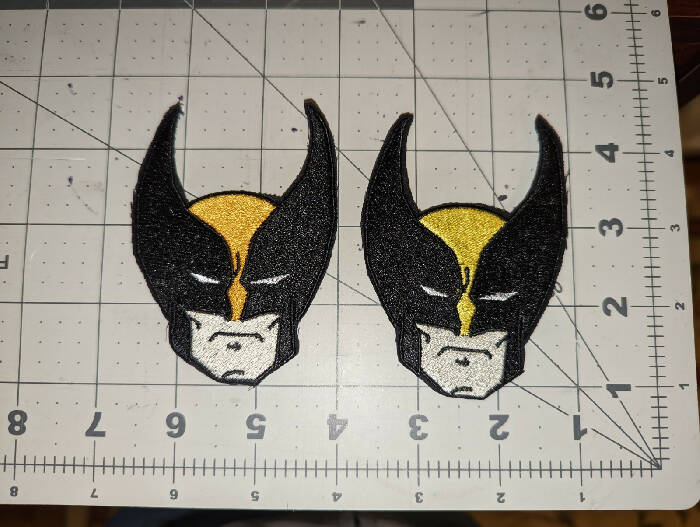 Wolverine Face Iron On Patch