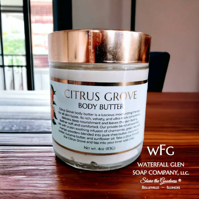 Citrus Grove, vegan body butter