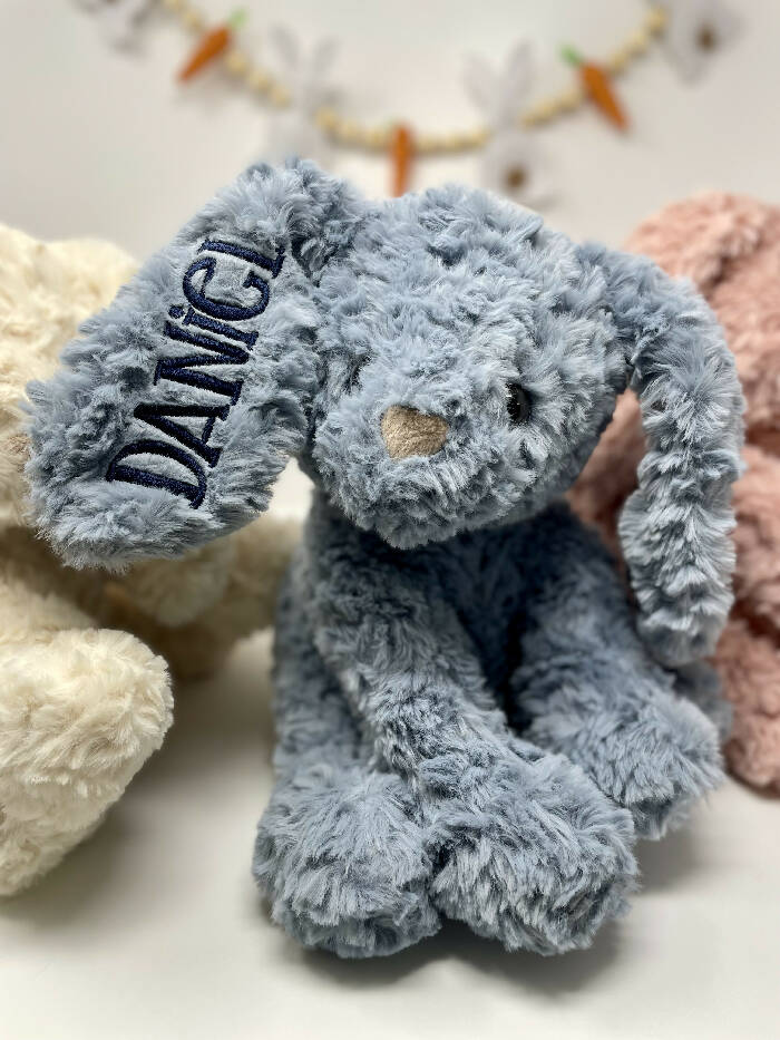 Personalized Easter Bunnies-Embroidered