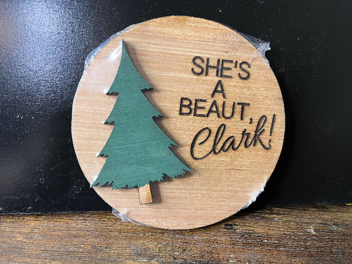 She’s a beaut Clark Christmas circle interchangeable insert