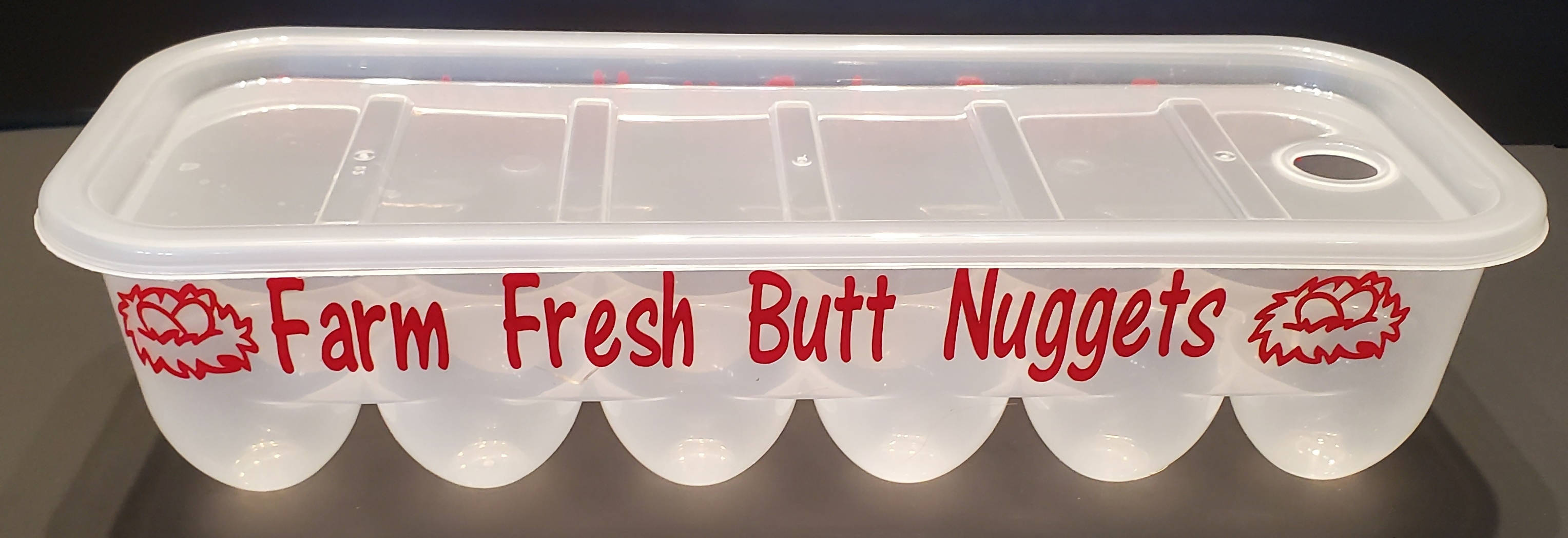Farm Fresh Butt Nuggets... Egg Carton