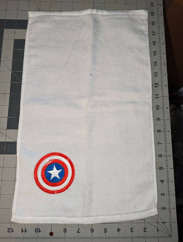 Captain America Icon Velour Towel