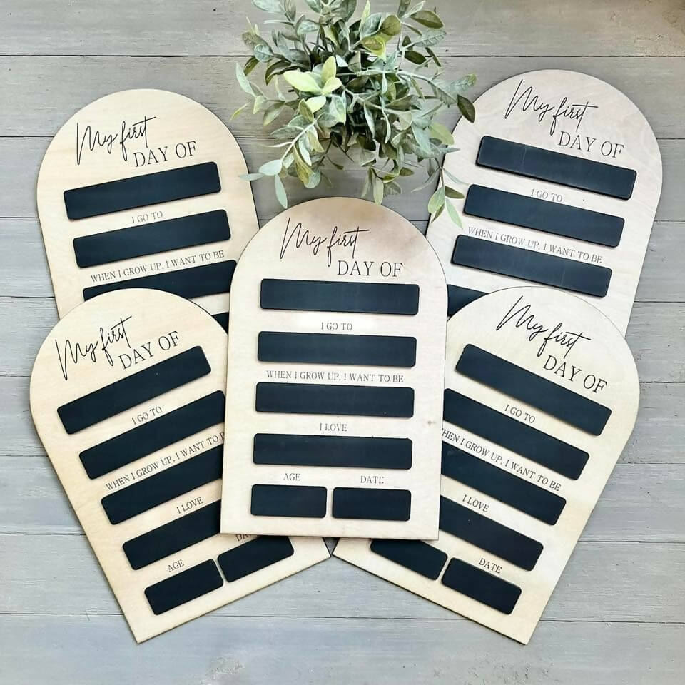 Arched School Chalkboards