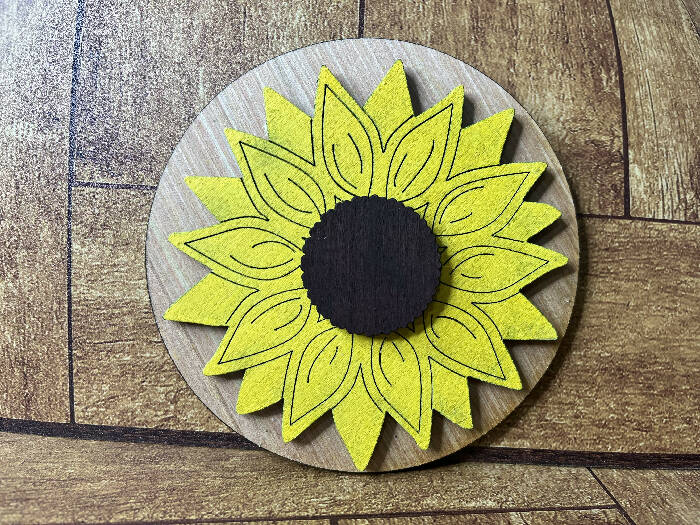 Sunflower interchangeable circle insert