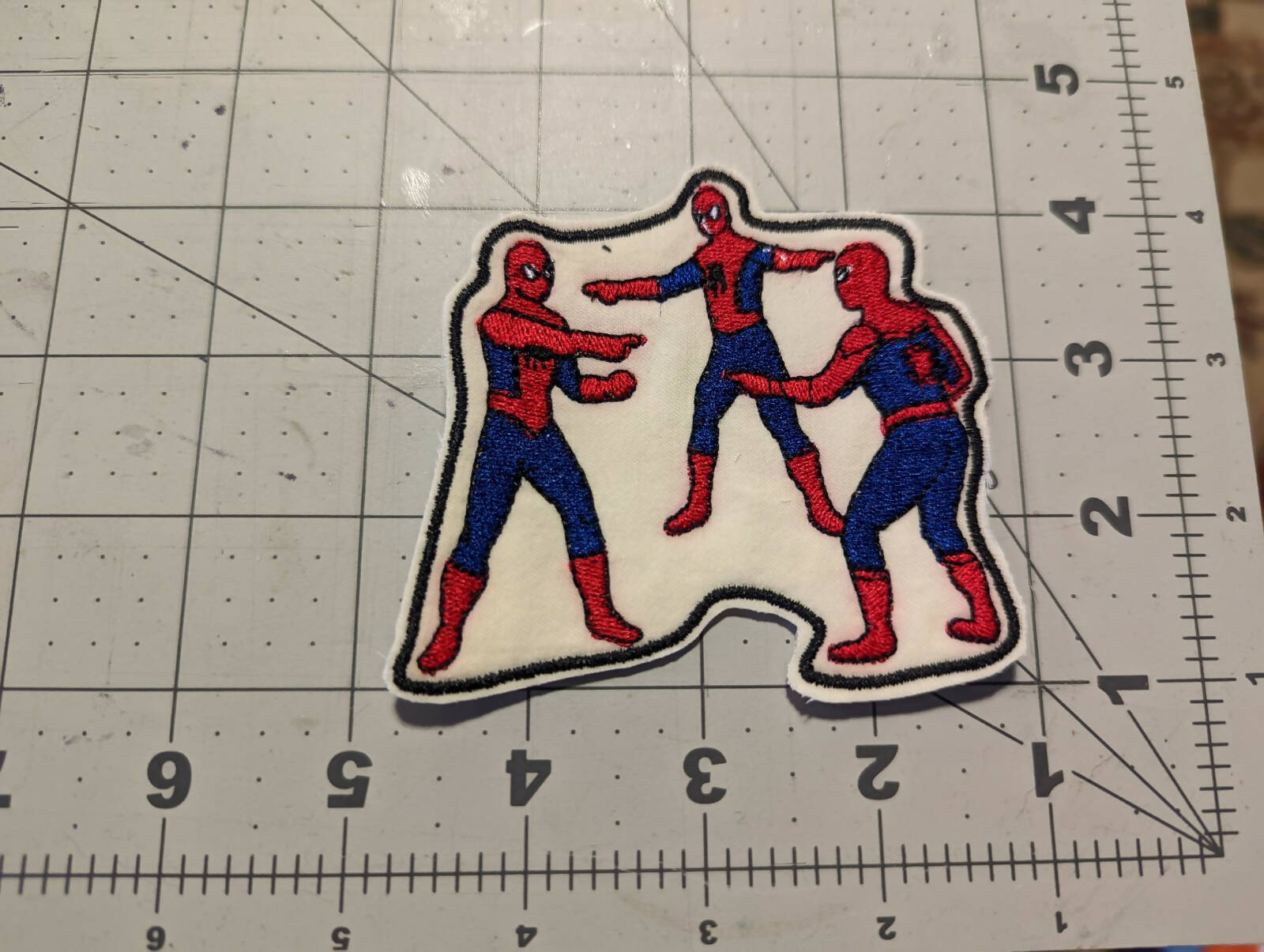 3 Spider Men Iron On Patch