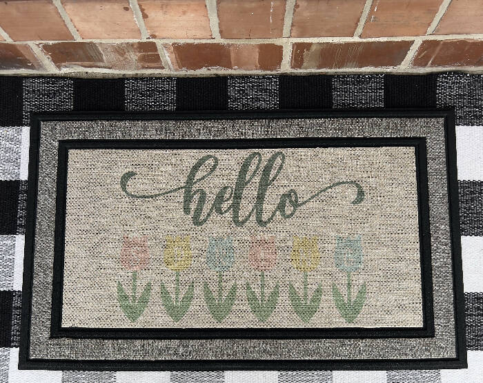 Hello Spring Indoor/Outdoor Doormat
