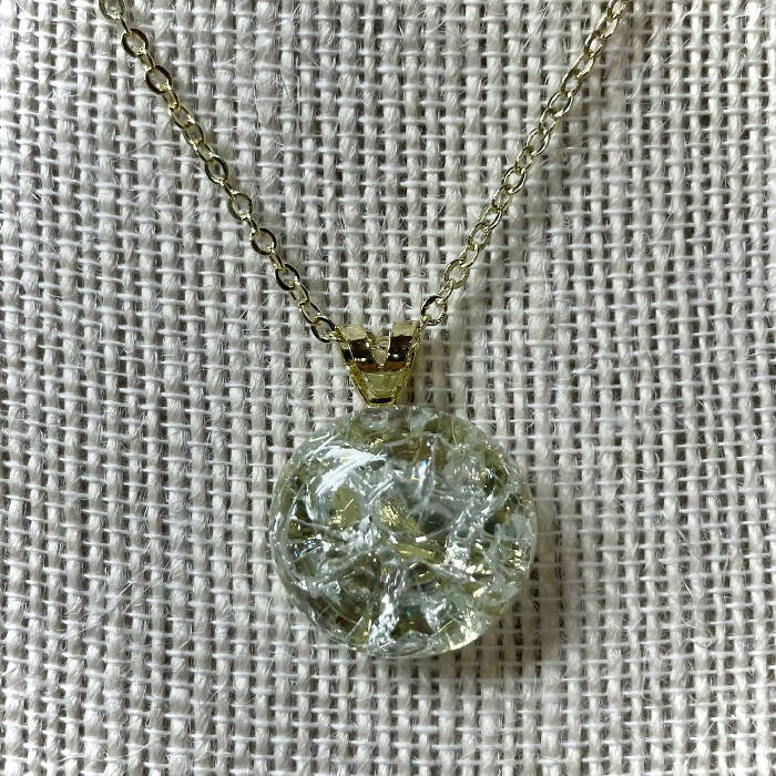 Classic GOLD Shattered Glass (Ceiling-Inspired) Necklace